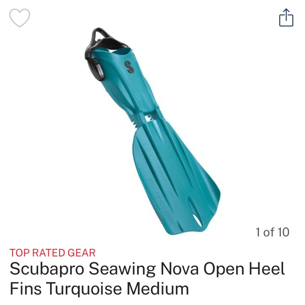 Scubapro Seawing Nova Open Heel
Dive Fins (Blue)